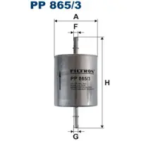 FILTRON Kraftstofffilter PP 865/3