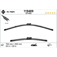 Valeo SWF DAS ORIGINAL Scheibenwischer Wischblatt Vorne für VW Crafter Kastenwagen (SY, SX) Rahmenlos