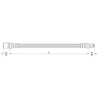 METZGER Bremsschlauch 4110487