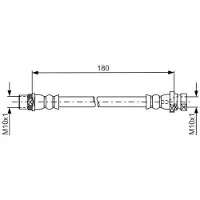 Bosch Bremsschlauch [Hersteller-Nr. 1987481682] für Renault