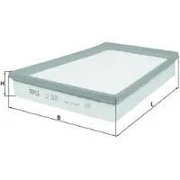 Knecht Luftfilter MAHLE LX 2879
