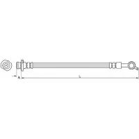 METZGER Bremsschlauch 4110849
