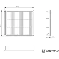 Blue Print Luftfilter ADBP220162