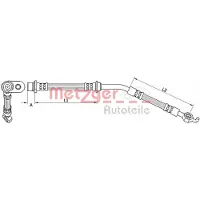 METZGER Bremsschlauch 4110786