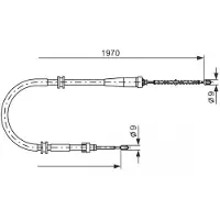 Bosch Seilzug, Feststellbremse 1 987 482 253
