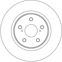 TRW Bremsscheibe SINGLE DF6916S, 1 Stück
