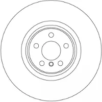 TRW Bremsscheibe SINGLE DF6979S, 1 Stück