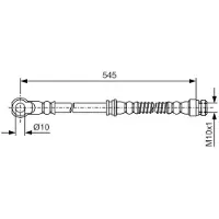 Bosch Bremsschlauch 1 987 481 724