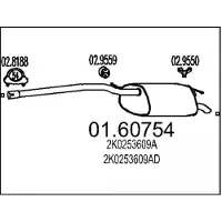 MTS Endschalldämpfer 01.60754
