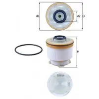 MAHLE ORIGINAL Kraftstofffilter MAHLE KX586D