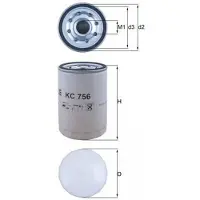 MAHLE ORIGINAL Kraftstofffilter KC 756