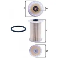MAGNETI MARELLI Kraftstofffilter MAHLE KX 229D