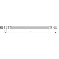 METZGER Bremsschlauch 4110921