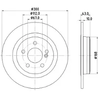 Hella Bremsscheibe PRO 8DD 355 122-871