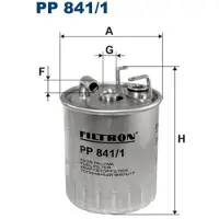 FILTRON Kraftstofffilter PP841/1