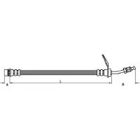 METZGER Bremsschlauch 4110211