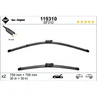 Valeo Wischblatt vorne Flachbalkenwischblatt 750 mm mit Spoiler SWF für u.a. VW ID.3