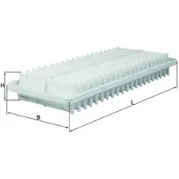 MAHLE ORIGINAL Luftfilter MAHLE LX 2634