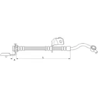 METZGER Bremsschlauch 4110820