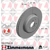 ZIMMERMANN Bremsscheibe COAT Z 150.2956.20