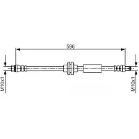 Bosch Bremsschlauch 1 987 481 708