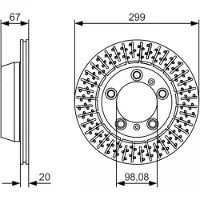 Bosch Bremsscheibe 0 986 479 A09