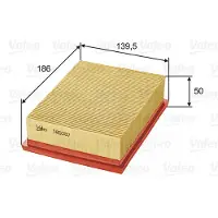 Valeo Luftfilter 585087 für Seat VW Cordoba Ibiza II Polo III Classic Caddy