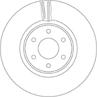 TRW Bremsscheibe DF6968S, 1 Stück