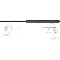 METZGER Gasfeder Motorhaubendämpfer 733mm für VW Eos (1F7, 1F8) 300N 2110456