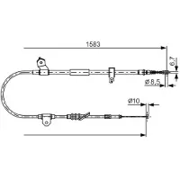Bosch Seilzug, Feststellbremse 1 987 482 296
