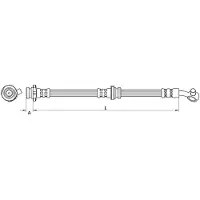 METZGER Bremsschlauch 4111547