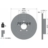 Textar Bremsscheibe 92278103