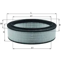 MAHLE ORIGINAL Luftfilter lx2844 Filtereinsatz 91mm für NISSAN DACIA RENAULT