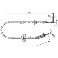 Bosch Seilzug, Feststellbremse 1 987 482 284