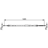 Bosch Seilzug, Feststellbremse 1 987 482 637