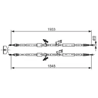 Bosch Seilzug, Feststellbremse 1 987 482 280