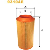 WIX FILTERS Luftfilter 93104E