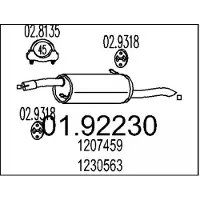 MTS Endschalldämpfer 01.92230