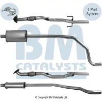 BM CATALYSTS Mittelschalldämpfer BM51131