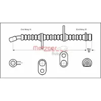 METZGER Bremsschlauch 4113605