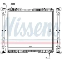 Nissens Kühler, Motorkühlung 64067A