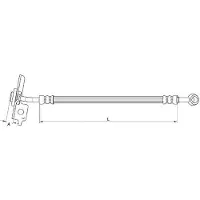 METZGER Bremsschlauch [Hersteller-Nr. 4111055] für Hyundai