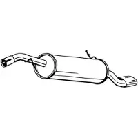 Bosal Endschalldämpfer 190-373