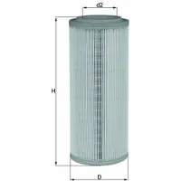 MAHLE ORIGINAL Luftfilter MAHLE LX 2682