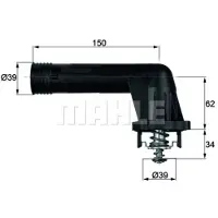 MAHLE ORIGINAL Thermostat, Kühlmittel TI 20 95