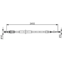 Bosch Seilzug, Feststellbremse 1 987 482 276