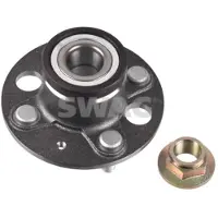 SWAG Radlagersatz Hinten Links Hinten Rechts für HONDA Jazz II Schrägheck (GD, GE3, GE2) Schrägkugellager 67mm 33 10 5332