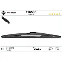 SWF Wischblatt hinten einfach austauschbar 345 mm SWF für OPEL ZAFIRA