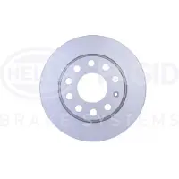 Hella Bremsscheibe Hinterachse Voll [Hersteller-Nr. 8DD355107-561] für Audi, Seat