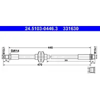 Ate 24.5103-0446.3 Bremsschlauch